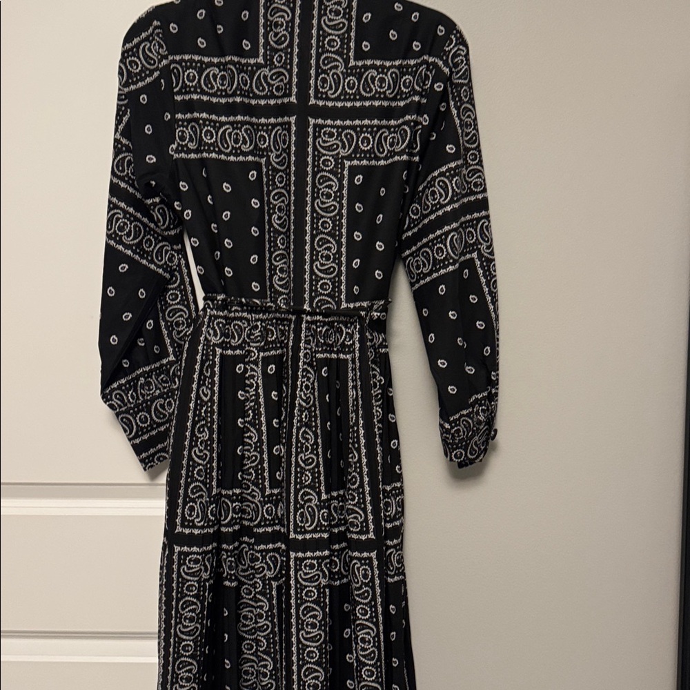 Hunter Bell Black and White Hattie Aces Wild Black Dress - Picture 5 of 6